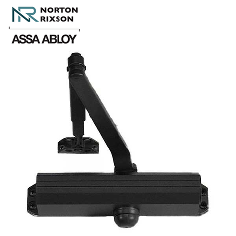 Norton - 1601 - Tri-Packed Manual Door Closer - PA Bracket/Regular/Top Jamb - Adjustable Size 1-6 - Black - Fire Rated - Grade 1