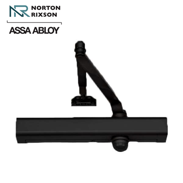 Norton - 8301 - Tri-Packed Manual Door Closer - Back Check Function - PA Bracket/Regular/Top Jamb - Adjustable Arm - Adjustable Sizes 1-6 - Black - Fire Rated - Grade 1