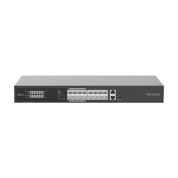 Uniview Tec / UVT / NSW162PX / 16-Port PoE Network Switch
