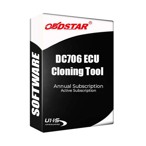 OBDStar - 1 Year Subscription Renewal - DC706 ECU Cloning Tool -  Active Subscription Required