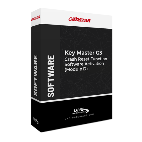 OBDStar - Key Master G3 - Crash Reset Function - Software Activation (Module D)
