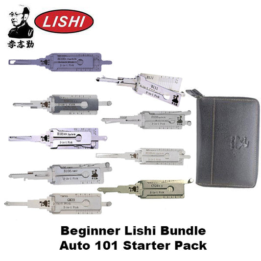 ORIGINAL LISHI - Complete Automotive 101 Beginner Starter Pack (BUNDLE of 10 Lishi Tools)