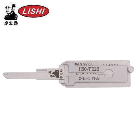 ORIGINAL LISHI - H60 FO26 Ford 1990 / 10 Cut / 2-in-1 Pick & Decoder / AG
