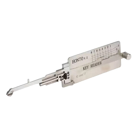 ORIGINAL LISHI - HON70 Honda Motorcycles / 8-Cut / 2-in-1 Pick & Decoder