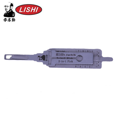 ORIGINAL LISHI - HU100 GM / 8 Cut / 2-In-1 Pick & Decoder / AG