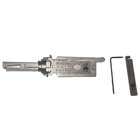 ORIGINAL LISHI - HU162 - 9-Cut With Side Cuts - Audi / Volkswagen - 2-In-1 Pick - V2 Golf MK8 - Ignition Only - Anti-Glare