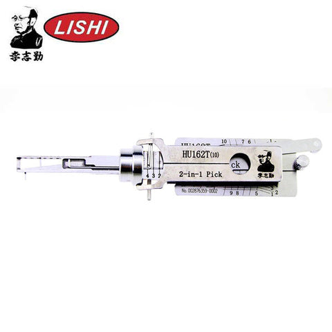 ORIGINAL LISHI - HU162T - 10-Cut With Side Cuts - Audi / Volkswagen - 2-In-1 Pick & Decoder - Door & Trunk
