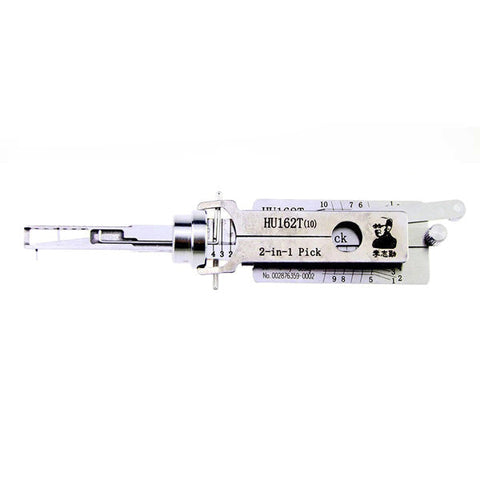 ORIGINAL LISHI - HU162T - 10-Cut With Side Cuts - Audi / Volkswagen - 2-In-1 Pick & Decoder - Door & Trunk