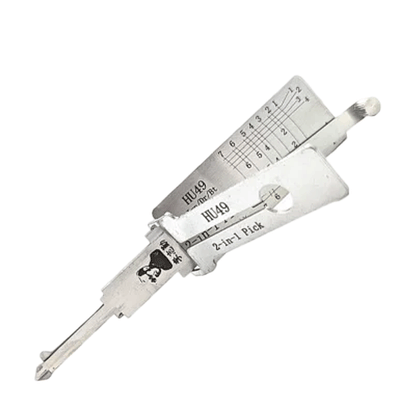 ORIGINAL LISHI - HU49-Keyway VW Audi Porsche / Ignition Door Trunk /2-in-1 Pick & Decoder