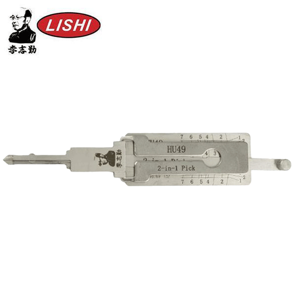 ORIGINAL LISHI - HU49-Keyway VW Audi Porsche / Ignition Door Trunk /2-in-1 Pick & Decoder