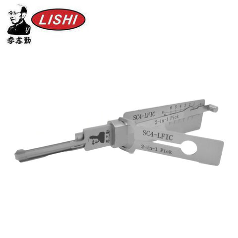 7 Pin Keyway Decoder ORIGINAL LISHI - SC4 / 6-Pin / Schlage Keyway Tool / 2-in-1 Pick ...