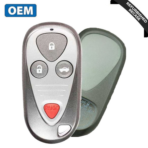 2004-2008 Acura TL TSX / 4-Button Keyless Entry Remote / PN: 72147-SEP-A52 / OUCG8D-387H-A (OEM Recase)