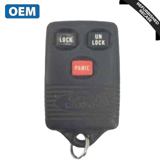 1993-1998 Ford Lincoln Mercury / 3-Button Keyless Entry Remote / PN: F6UZ-15K601-AB / GQ43VT4T (OEM Recase)