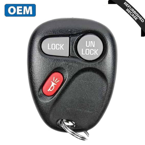 1998-2002 GM / 3-Button Keyless Entry Remote / PN: 15732803 / KOBUT1BT (OEM  Recase)