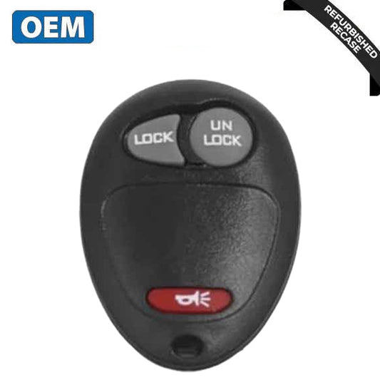 2002-2011 GM Chevrolet GMC / 3-Button Keyless Entry Remote / PN: 10335583 / L2C0007T (OEM Recase)