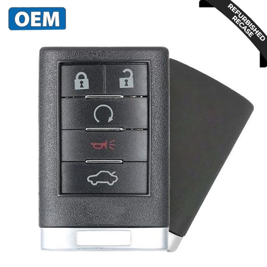 2008-2014 Cadillac CTS DTS / 5-Button Keyless Entry Remote / PN: 20998254 / OUC6000066 / OUC6000223 (Driver 1) (OEM Recase)