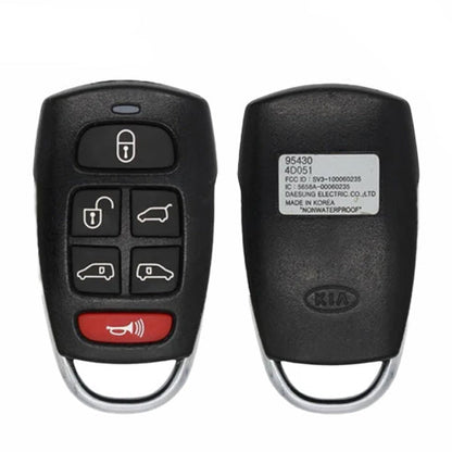 2006-2008 Kia Sedona / 6-Button Keyless Entry Remote / PN: 95430-4D050 / SV3-100060235(OEM)
