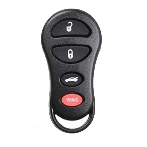 10 x 2000-2005 Dodge Chrysler / 4-Button Keyless Entry Remote / PN: 04759008 / GQ43VT9T (OEM Recase)