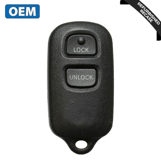 1998-2008 Toyota / 3-Button Keyless Entry Remote / PN: 89742-06010 / GQ43VT14T (OEM Recase)