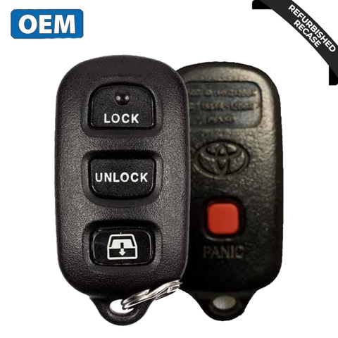 1999-2009 Toyota Sequoia / 4-Button Keyless Entry Remote / PN: 89742-0C030 / HYQ12BBX (OEM Recase)
