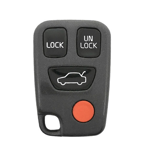 1997-2005 Volvo / 4-Button Keyless Remote / PN: 9166200 / HYQ1512J (OEM Recase)