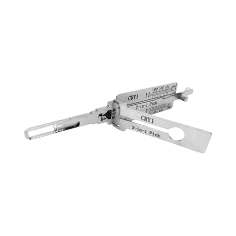 ORIGINAL LISHI - CRY1 2-in-1 Lock Pick and Decoder for Carryboy Canopy and Utilities  Anti-Glare