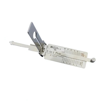 Side view of Original Lishi MAZ24R+ with pick extended
