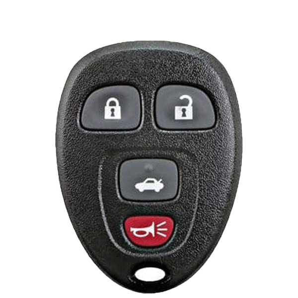 2005-2012 GM Chevrolet / 4-Button Keyless Entry Remote / PN: 15252034 / KOBGT04A (OEM Recase)