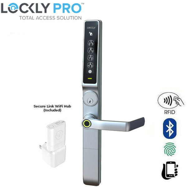 Lockly Guard -DEFENDER 238LE - Biometric Electronic Lever Set - Mortise ...
