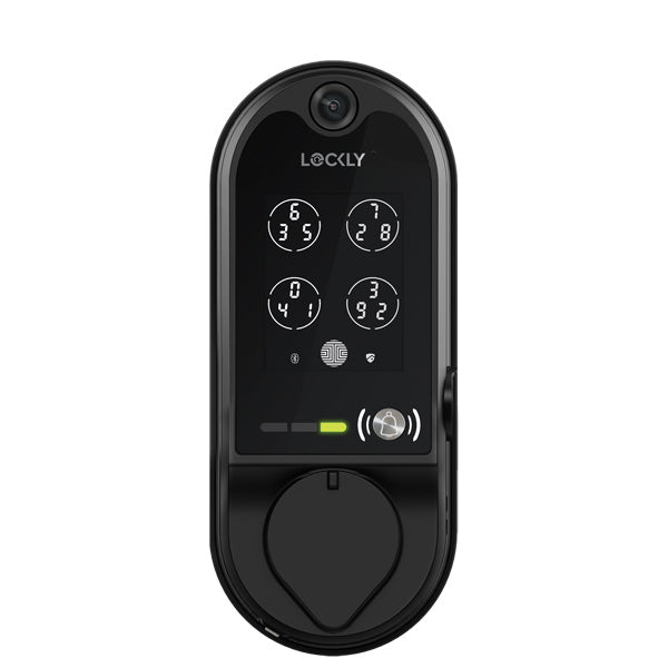 Lockly Guard - VISION 798 - Doorbell Video Camera Deadbolt Smart Lock - Fingerprint Reader - Wi-Fi-Bluetooth App Controlled - Fire Rated - Optional Finish
