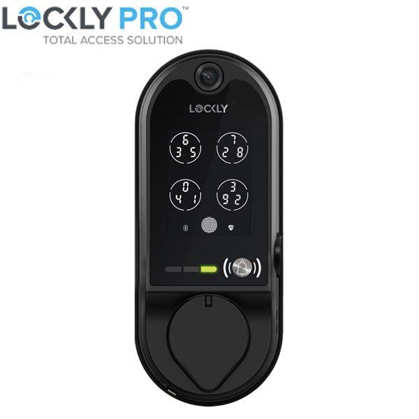 Lockly Guard - VISION 798 - Doorbell Video Camera Deadbolt Smart Lock - Fingerprint Reader - Wi-Fi-Bluetooth App Controlled - Fire Rated - Optional Finish