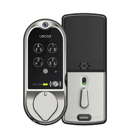 Lockly Guard - VISION 798 - Doorbell Video Camera Deadbolt Smart Lock - Fingerprint Reader - Wi-Fi-Bluetooth App Controlled - Fire Rated - Optional Finish