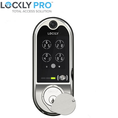 Lockly Guard - VISION 798 - Doorbell Video Camera Deadbolt Smart Lock - Fingerprint Reader - Wi-Fi-Bluetooth App Controlled - Fire Rated - Optional Finish