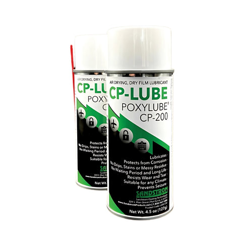 POXYLUBE - CP-200  CP-LUBE Aerosol Solid Film Lubricant  Air Dry Series L200