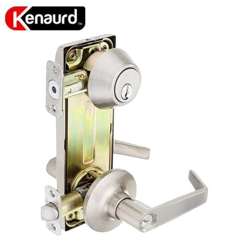 Premium Interconnected Lock – Deadbolt & Lever – Entrance – SC- 26D – 3 Rose -  Grade 2