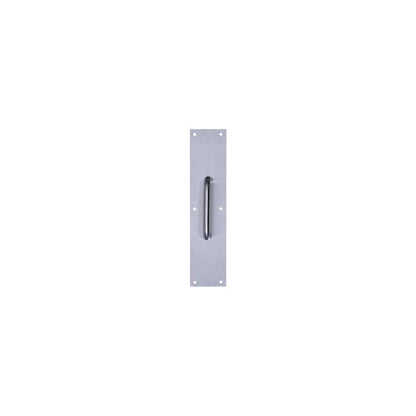 TELL - Pull Plates - .050-Gauge Steel - Satin Stainless Steel - Optional Size
