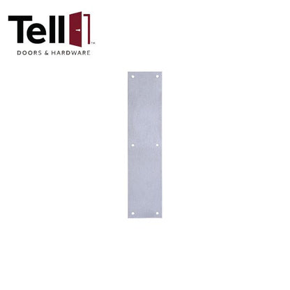 TELL - Push Plates - .050-Gauge Steel - Optional Finish - Optional Size