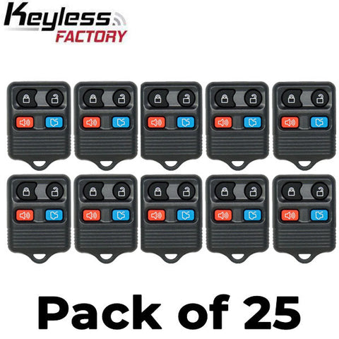 25 x 1998-2014 Ford Lincoln Mercury / 4-Button Keyless Entry Remote / CWTWB1U311 (AFTERMARKET) (Bundle of 25)
