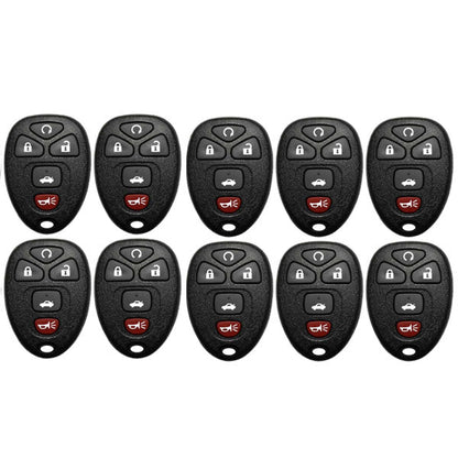 25 x 2004-2013 GM / 5-Button Keyless Entry Remote / PN: 22733524 / KOBGT04A (AFTERMARKET) (Bundle of 25)