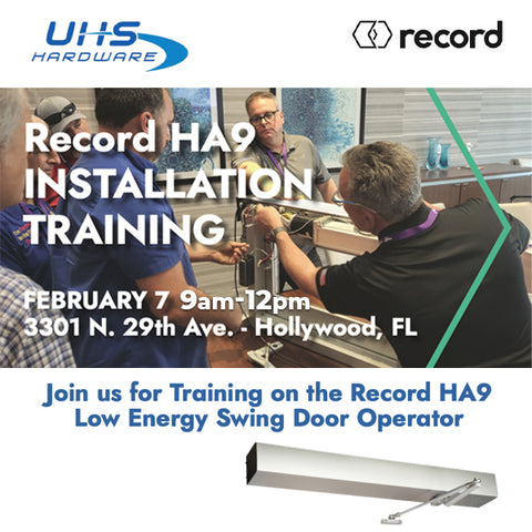 LIVE TRAINING - Record HA9 Full Feature Door Operator Installation Course - (February 7th, 2024 - 9 AM - 12 PM EST)