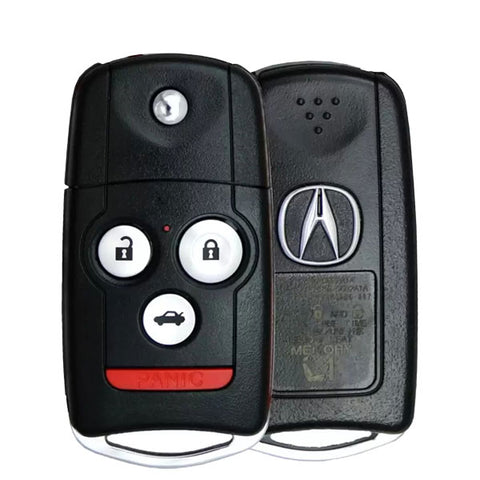 2009-2014 Acura TL / 4-Button Remote Flip Key / PN: 35113-TK4-A10 / MLBHLIK-1T (Driver 2) (OEM)