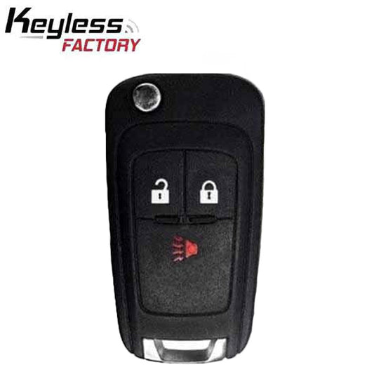 2013-2015 Chevrolet Spark / 3-Button Flip Key Remote / PN: 95233524 / A2GM3AFUS03 (AFTERMARKET)