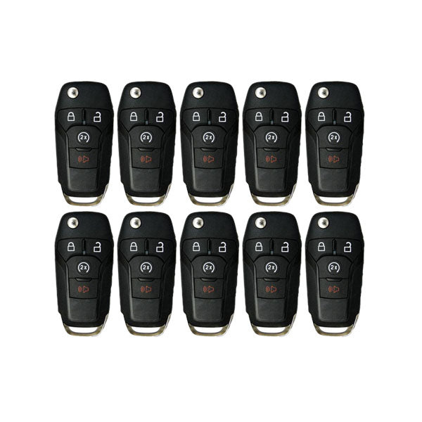 25 x 2015-2022 Ford F-Series Raptor Ranger / 4-Button Flip Key / 164 ...