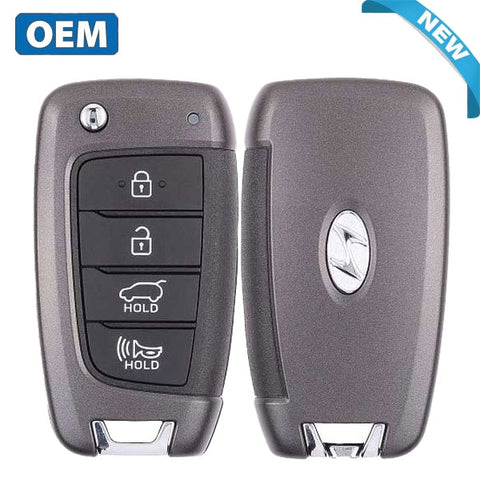 2019-2020 Hyundai Veloster / 4-Button Flip Key / PN: 95430-J3000 / SY5IGRGE04 (OEM)