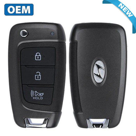 2021-2023 Hyundai Kona / 3-Button Remote Flip Key / PN: 95430-J9400 / 2AV76-NMOK-451T (OEM)