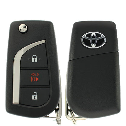 2020-2022 Toyota C-HR / 3-Button Remote Flip Key / PN: 89070-10082  / MOZB3F2F2L (OEM)