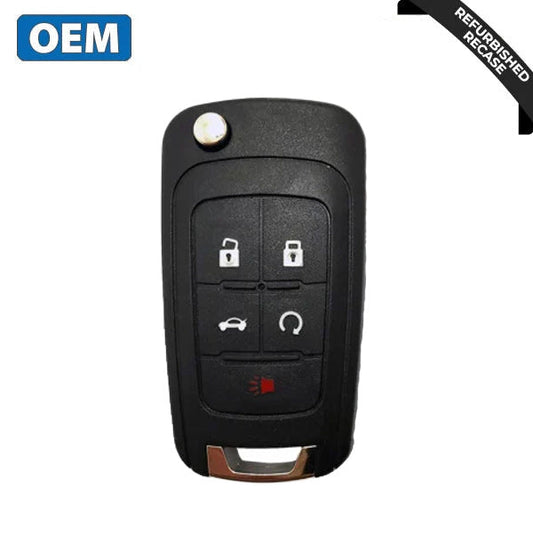 2012-2013 Chevrolet Buick GMC / 5-Button Flip Key / PN: 13504199 / AVL-B01T2AC (OEM Recase)
