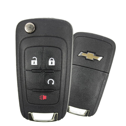 2013-2021 Chevrolet Trax / 4-Button Flip Key / PN: 13504265 / AVL-B01T1AC (OEM Refurb)