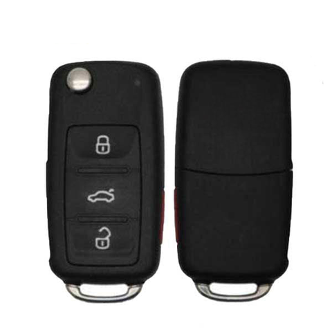2011-2016 Volkswagen / 4-Button Flip Key / PN: 5K0837202AK / NBG010180T / 315 Mhz (OEM Recase)