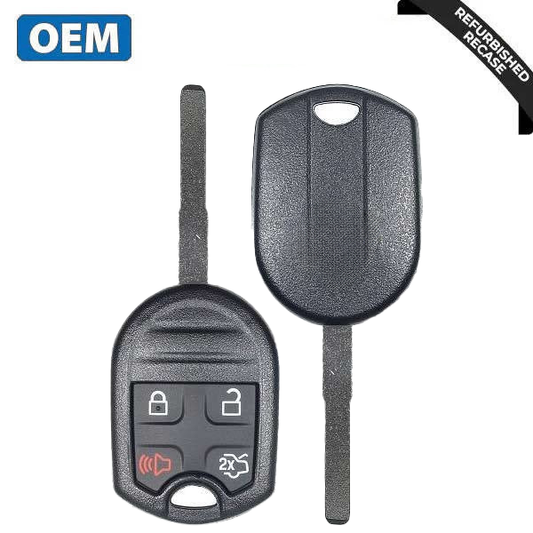 2012-2019 Ford Fiesta  / 4-Button Remote Head Key / PN:164-R7976 / CWTWB1U793 / HU101 / Chip 80 Bit (OEM Recase)